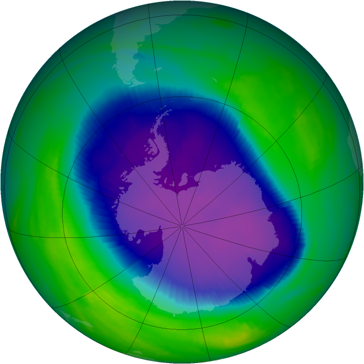 Ozone Map 1998-10-10